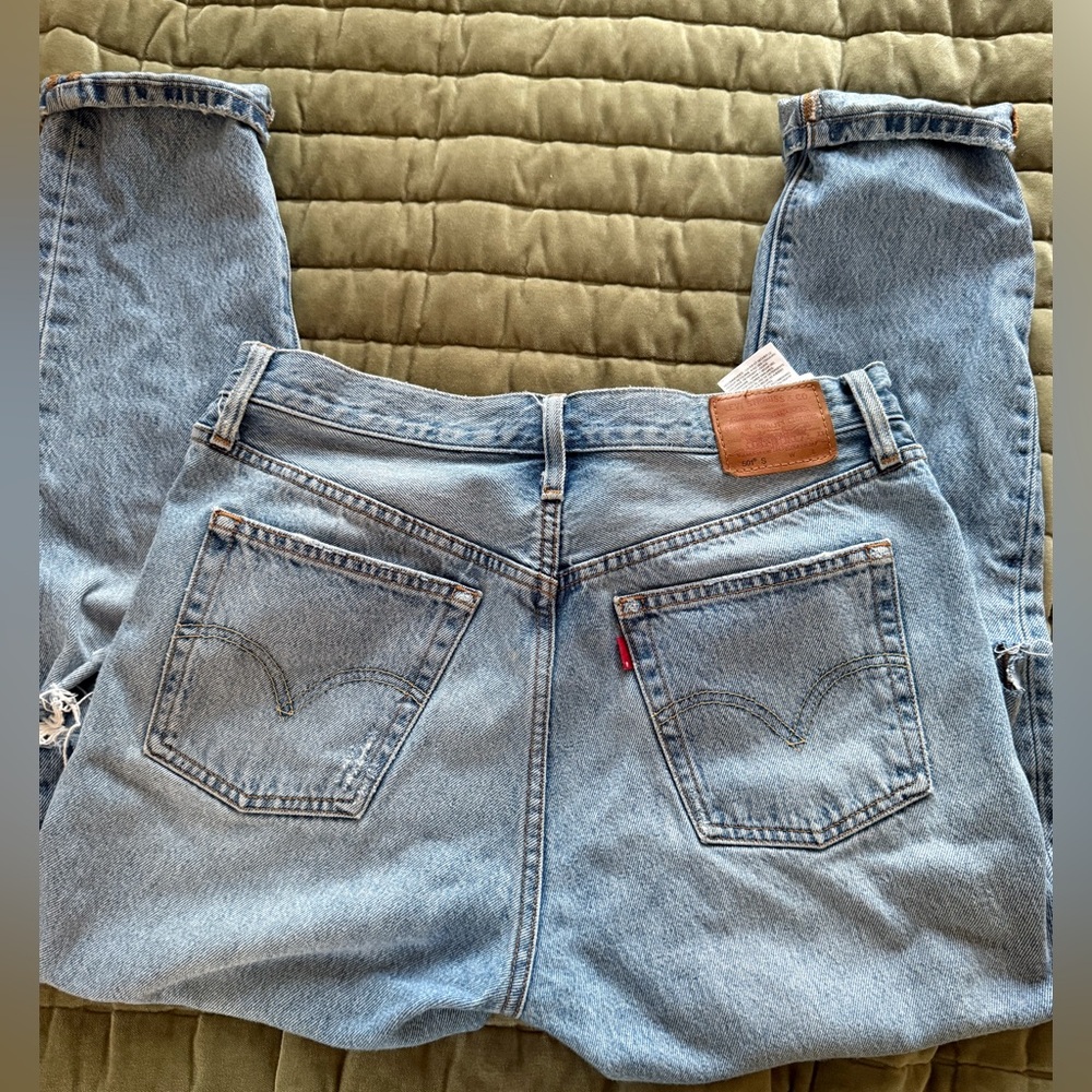 Levi’s 501 Distressed Denim Jeans